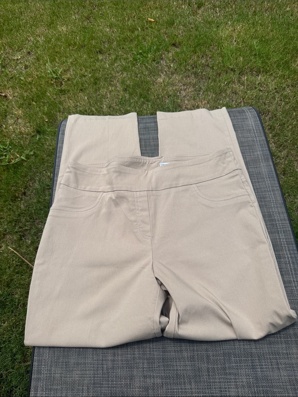 Ruby Rd. Neutral Tan Pull-On Leggings